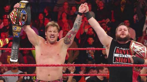 Chris Jericho y Kevin Owens - WWE Raw