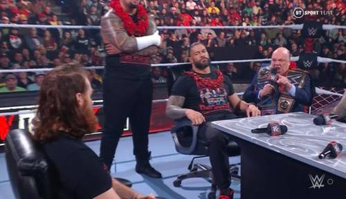 The Bloodline en WWE RAW 23 de enero 2023