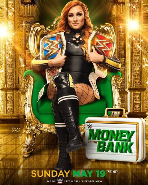 Becky Lynch Money in the Bank Póster