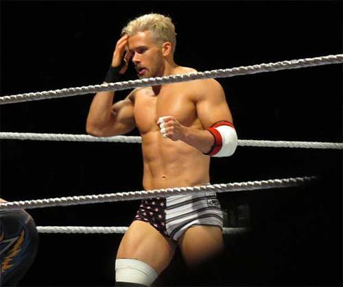 Brad Maddox estrena nuevo look - WWE Live 9-8-15