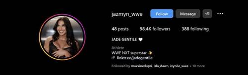 Jade Gentile es conocida como Jazmyn Nyx