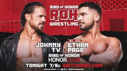 Superluchas - Un cartel de Ring of Honor Wrestling protagonizado por Johnny y Ethan Page con los últimos resultados de ROH en HonorClub (28 de diciembre de 2023).