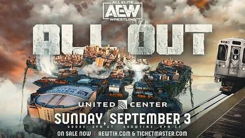 Afiche oficial de AEW All Out 2023 - AEW