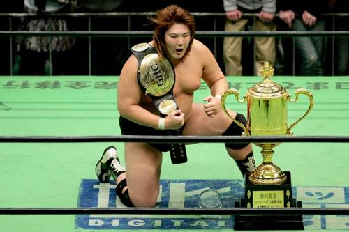 Takeshi Morishima cuando se convirtión en campeón GHC / www.noah.co.jp