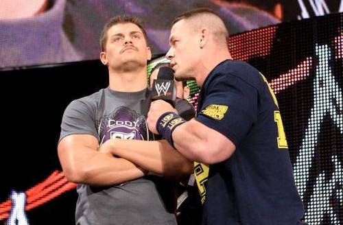 Cody Rhodes y John Cena / WWE