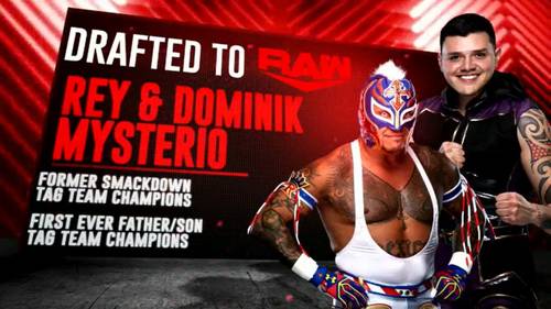 Rey y Dominik Mysterio - WWE Draft 2021