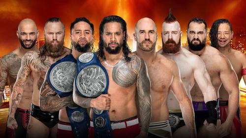 Ricochet y Aleister Black vs The Usos vs The Bar vs Rusev y Shinsuke Nakamura en WWE WrestleMania 35 (07/04/2019) / WWE