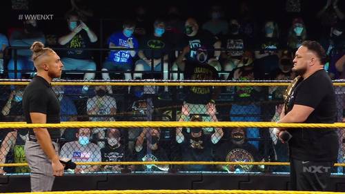 Pete Dunne y Samoa Joe - WWE NXT 24 de agosto 2021