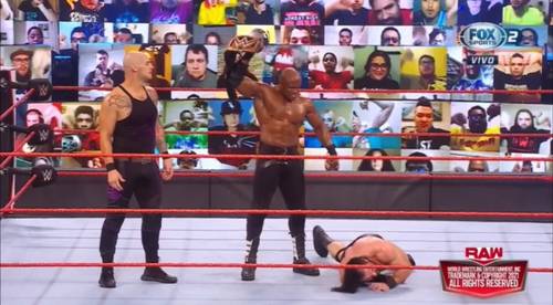 King Corbin, Bobby Lashley y Drew McIntyre - Raw 29 de marzo 2021