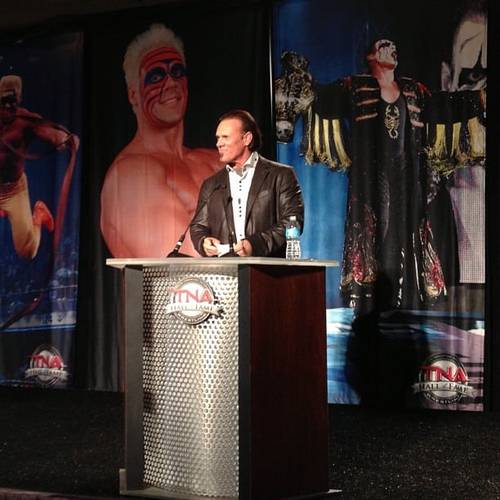 Sting siendo inducido al Salón de la Fama de TNA / Imagen cortesía de Impactwrestling.com para Súper Luchas