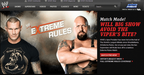 Randy Orton vs Big Show // imagen capturada de wwe