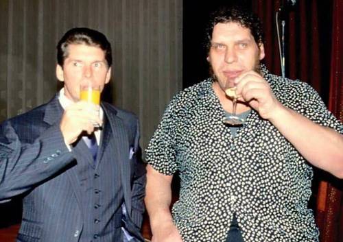 André el Gigante y Vince McMahon