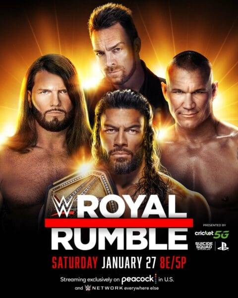 Superluchas - El cartel épico de Royal Rumble 2024, que presenta la emocionante acción de Cartel.