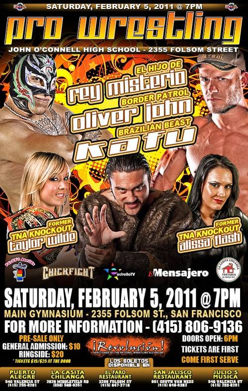 Pro Wrestling Revolution - 05 de Febrero de 2011