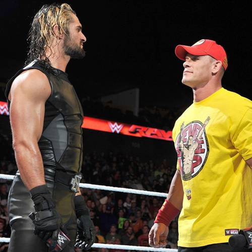 Seth Rollins y John Cena cara a cara en WWE Raw