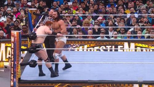 Sheamus y Drew McIntyre en WrestleMania 39