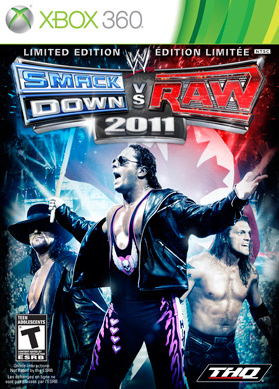 Portada oficial de WWE Smackdown vs RAW 2011 para Canadá