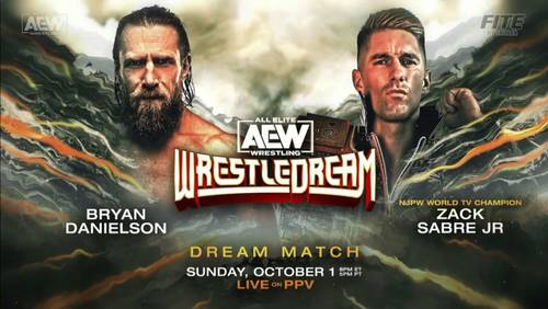 Bryan Danielson vs. Zack Sabre Jr. en el PPV AEW Wrestle Dream (01/10/2023) / AEW