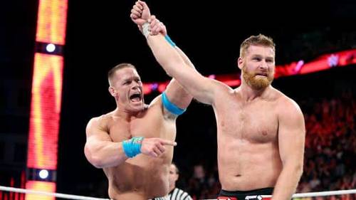 John Cena vence a Sami Zayn y Reconoce a su rival / WWE RAW (04/05/2015) - ©WWE