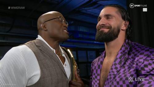 Bobby Lashley y Seth Rollins - WWE RAW 12 de septiembre 2022
