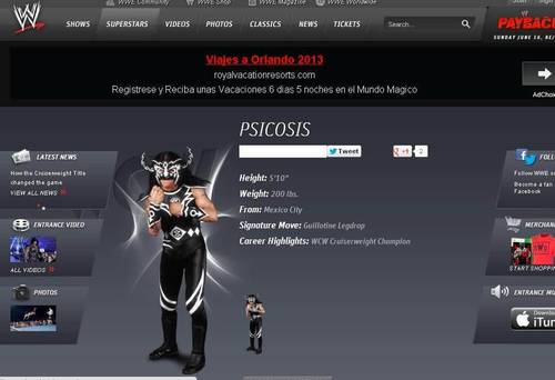 Psicosis / WWE.com