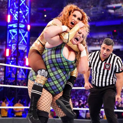 Becky Lynch vs. Doudrop en el Royal Rumble 2022 (29/01/2022) / WWE