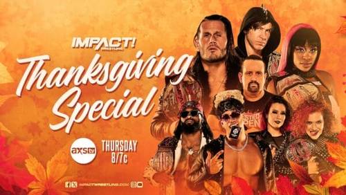 Superluchas - El especial de Acción de Gracias de Impact Wrestling se transmitirá el martes.