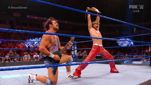 Rick Boogs y Shinsuke Nakamura en WWE SmackDown (27/08/2021) / WWE