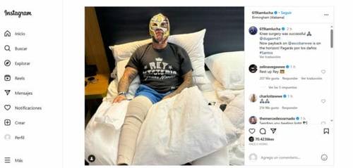 Superluchas - Un hombre está acostado en una cama con una máscara en el rostro, mientras piensa en Santos Escobar.