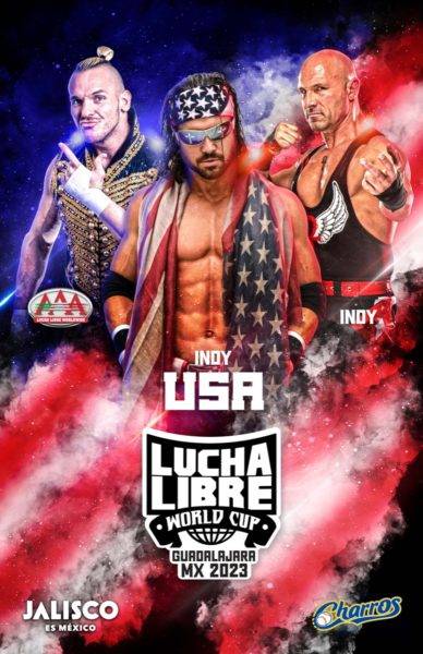 Sam Adonis Christopher Daniels y John Morrison Lucha Libre World Cup Lucha Libre AAA Worldwide