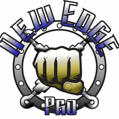 Superluchas - El logo de New Edge Pro Wrestling que presenta los resultados del evento del 20 de octubre de 2023 y la técnica de etiquetado.
