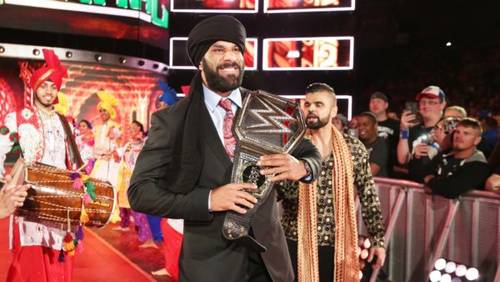 Jinder Mahal como Campeón WWE