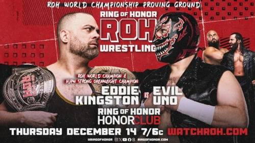 Superluchas - Anterior Ring of Honor 14 de diciembre 2023: Eddie Kingston vs Evil.