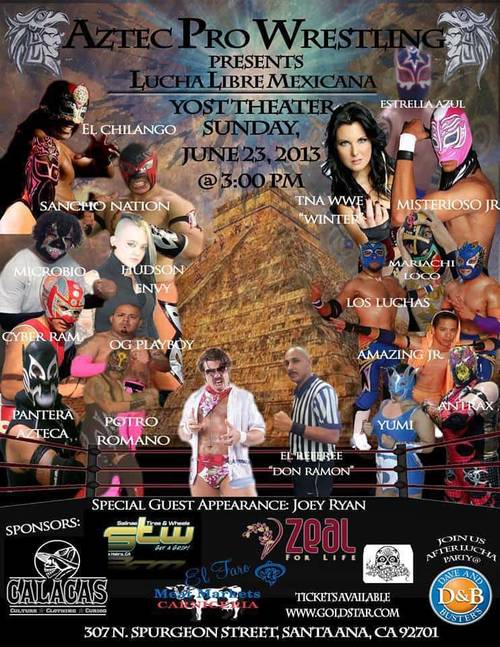 Aztec Pro Wrestling (Yost Theather - 23 de junio de 2013)