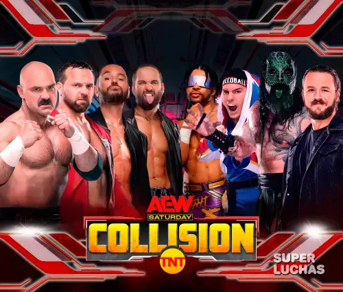 Cobertura y resultados AEW COLLISION 25 de octubre 2025 | FTR y Young Bucks vs. Jurassic Express y JetSpeed