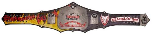 Cinturon de campeonato de coleccion de The Brothers of Destruction (Kane y The Undertaker) / WWE