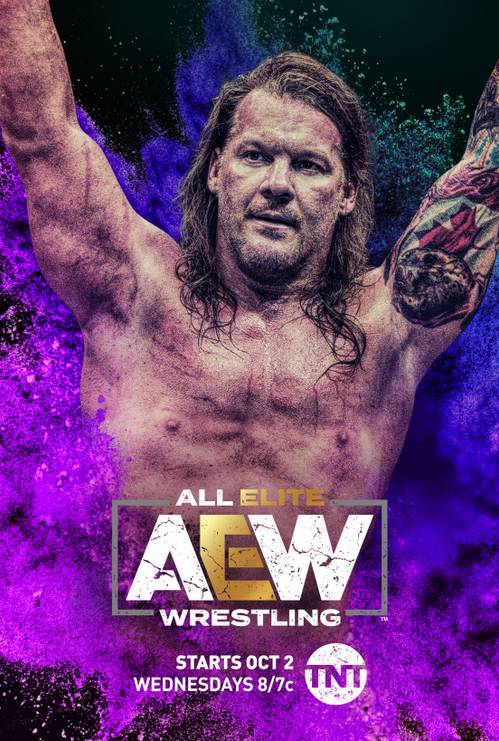 Chris Jericho en imagen promocional del estreno de AEW Dynamite en TNT - AEW