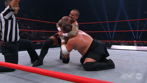 CM Punk vs Samoa Joe en AEW Collision 8 de julio 2023
