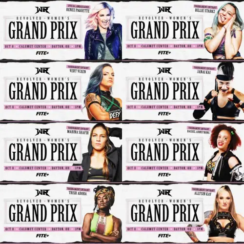 Se agregaron cuatro luchadoras al Gran Premio de Wrestling Revolver.