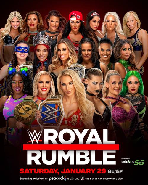 Algunas participantes del Royal Rumble femenil 2022