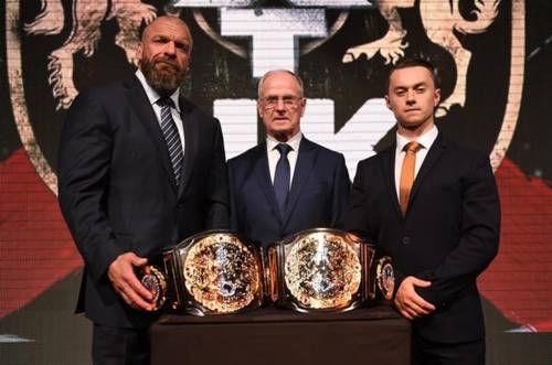 Triple H Johnny Saint y Sid Scala en NXT UK WWE