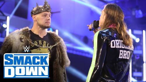 King Corbin y Matt Riddle en el episodio de SmackDown del 3 de julio de 2020 - WWE