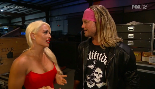 Mandy Rose y Dolph Ziggler en WWE SmackDown
