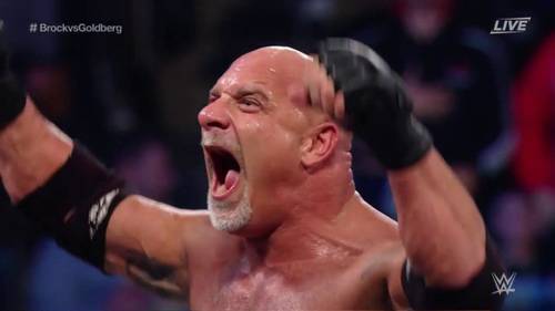 Goldberg destroza a Brock Lesnar en Survivor Series 2016 (20/11/2016) / Twitter.com/WWE