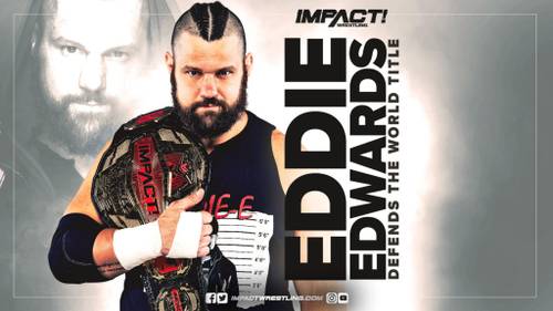 Eddie Edwards defendiendo el Campeonato Mundial Impact en el episodio de Impact Wrestling del 4 de agosto de 2020
