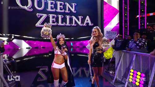 queen zelina y carmella raw 6 de diciembre 2021