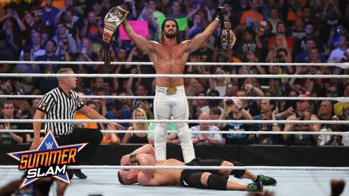 Seth Rollins vs John Cena en 2015
