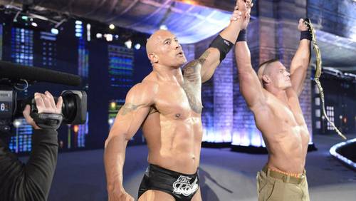 The Rock y John Cena en WrestleMania 29 - WWE