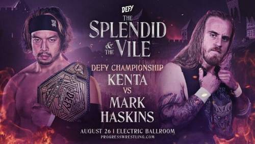 KENTA vs. Mark Haskins en DEFY The Splendid And The Vile