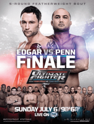 Poster del The Ultimate Fighter 19 Finale.